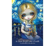 Blue Angel Mėlyna Angel Mėlyna Angel Alice: The Wonderland Taro Kortos