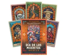 Blue Angel Mėlyna Angel Mėlyna Angel Dia De Los Muertos Oracle Kortos