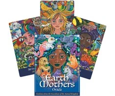Blue Angel Mėlyna Angel Mėlyna Angel Earth Mothers Oracle Kortos