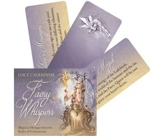 Blue Angel Mėlyna Angel Mėlyna Angel Faery Whispers Oracle Kortos