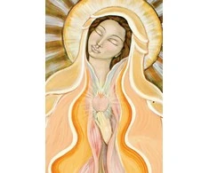 Blue Angel Mėlyna Angel Mėlyna Angel Mother Mary Oracle Pocket Edition Kortos