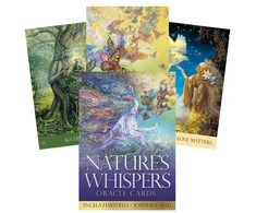 Blue Angel Mėlyna Angel Mėlyna Angel Natures Whispers Oracle Kortos