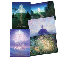 Blue Angel Mėlyna Angel Mėlyna Angel Oracle Of The Hidden Worlds Kortos