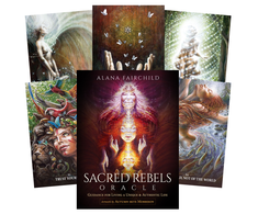 Blue Angel Mėlyna Angel Mėlyna Angel Sacred Rebels Borderless Oracle Kortos
