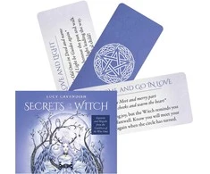 Blue Angel Mėlyna Angel Mėlyna Angel Secrets Of The Witch Oracle Kortos