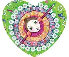 Blue Angel Mėlyna Angel Mėlyna Angel The Enchanted Heart Oracle Kortos