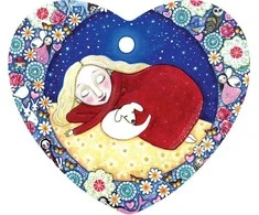 Blue Angel Mėlyna Angel Mėlyna Angel The Enchanted Heart Oracle Kortos