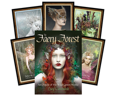 Blue Angel Mėlyna Angel Mėlyna Angel The Faery Forest Oracle Kortos