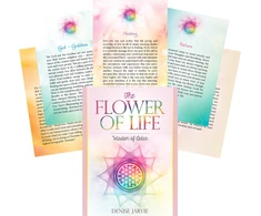 Blue Angel Mėlyna Angel Mėlyna Angel The Flower Of Life Oracle Kortos