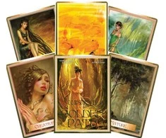 Blue Angel Mėlyna Angel Mėlyna Angel Wisdom Of The Golden Path Oracle Kortos