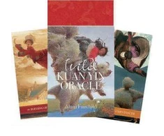 Blue Angel Mėlyna Angel Oracle Kortos Wild Kuan Yin Pocket Edition Mėlyna Angel