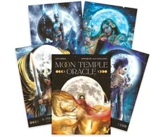 Blue Angel Mėlyna Angel Oracle Kortų Rinkinys - Mėlyna Angel Moon Temple Oracle 44 Kortos 256 Puslapių Gidas