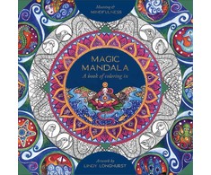 Blue Angel Mėlyna Angel Spalvinimo Knyga - Mėlynojo Angelo Magiškas Mandala 95 Puslapiai 23x23 cm