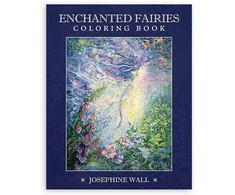 Blue Angel Mėlyna Angel Spalvinimo Knyga - Užburiančios Fėjos pagal Josephine Wall 96 Puslapiai 27.5x21.5 cm