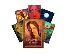 Blue Angel Mėlyna Angel Taro Kortos Magdalene Mary Oracle Borderless Mėlyna Angel