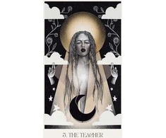 Blue Angel Mėlyna Angel Taro Kortų Rinkinys - Nova Witch Tarot 78 Kortos su Gidu