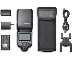 Blykstės Rinkinys - Godox Speedlite V860III 60GN 20–200mm 2.4G Bevielis Juodas