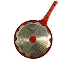 Blynų Keptuvė - Maestro MR-1222-A Nelipni Aliuminė 26 cm Juoda/Raudona