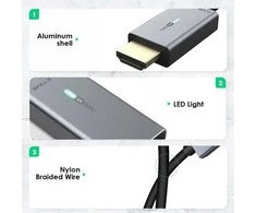 Cabletime Premium Kabelis Mini DisplayPort - Hdmi, 4k/30hz, 1.8m