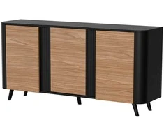 Cama Meble Komoda - Cama Volare 151 x 39 x 75 cm Juoda/Riešutmedis