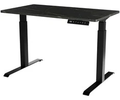 Cama Meble Rašomasis stalas su elektriniu aukščio reguliavimu MOON 121x67x72-120 (Juodas)