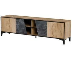 Laikiklis Halmar Cama Meble Spintelė - Cama OVO 4D 180x38 ąžuolas/betonas
