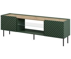 Laikiklis Cama Meble Televizoriaus spintelė - EF ONDA 180.5x40xH58.39 Žalia