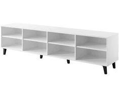 Laikiklis Cama Meble Televizoriaus Stovas - Asti 200x42x52 Baltas Matinis