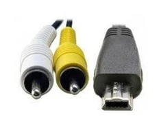 Canon AVC-DC400 - Video / audio kabelis - composite video / audio - RCA (M) -> camera connector (M);
