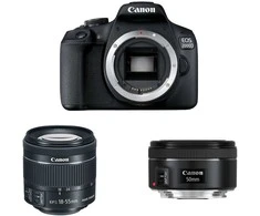Canon EOS 2000D + EF-S 18-55mm F4-5.6 IS STM + EF 50mm F1.8 STM