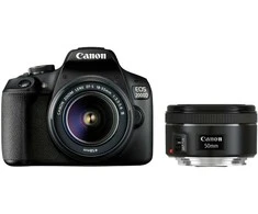 Canon EOS 2000D + EF-S 18-55mm III + EF 50mm f/1.8 STM