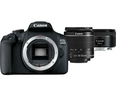 Canon EOS 2000D + EF-S 18-55mm IS II + EF 50mm f/1.8 STM