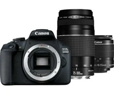 Canon EOS 2000D + EF-S 18-55mm IS STM + EF-S 75-300mm III