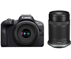 Canon EOS R100 + RF-S 18-45mm F4.5-6.3 IS STM + RF-S 55-210mm F5-7.1 IS STM (Juodas)