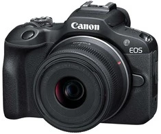 Canon EOS R100 + RF-S 18-45mm F4.5-6.3 IS STM + Mount Adapteris EF-EOS R