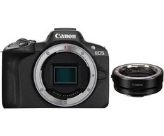 Canon EOS R50 + Mount Adapteris EF-EOS R (Juodas)