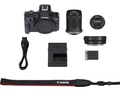 Canon EOS R50 + RF-S 18-150mm F3.5-6.3 IS STM + Mount Adapteris EF-EOS R (Juodas)