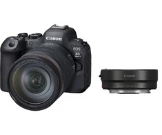 Canon EOS R6 Mark II + RF 24-105mm f/4L IS USM + Mount Adapteris EF-EOS R