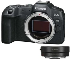 Canon EOS R8 + Mount Adapteris EF-EOS R