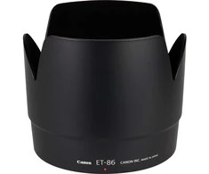 Objektyvas Canon ET-86 objektyvo gaubtas