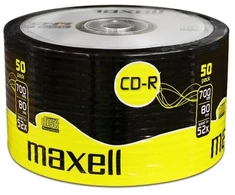 CD-R diskas - Maxell CD-R 700 MB, 50 vnt. Rinkinys