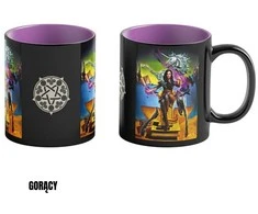 Cenega Heat Reveal Mug Good Loot The Witcher 3 Game Art Chronicles - Yennefer &amp; Salvador Dali 450 ml Juodas, Violetinė