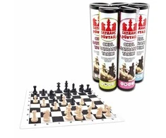 Chess World Roll Cylinder Šachmatų Rinkinys L Dydis Star