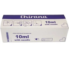 Chirana T Injecta CHIRANA® 2-part disposable syringes with needles (10 ml with needle 0,80 x 40 mm (21 G x 1 1/2”)) - 100pcs/1box