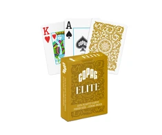 Copag 1546 Elite Poker Size - Jumbo Index Žaidimų Kortos (Auksinės)