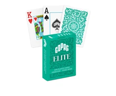 Copag 1546 Elite Poker Size - Jumbo Index Žaidimų Kortos (Žalios)