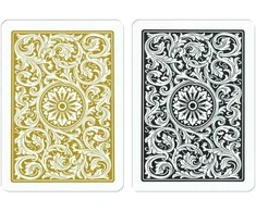 Copag 1546 Elite Poker Size - Jumbo Index Žaidimų Kortos Dviguba Kaladė (Auksinės Ir Juodos)