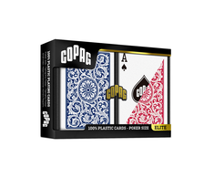 Copag 1546 Elite Poker Size - Jumbo Index Žaidimų Kortos Dviguba Kaladė (Raudonos ir Mėlynos)