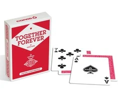 Copag 310 Together Forever Pokerio Kortos (Raudona)