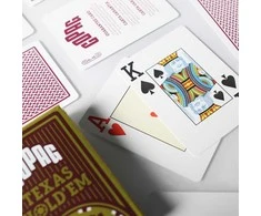 Copag Texas Holdem Pokerio Kortos (Raudonos)